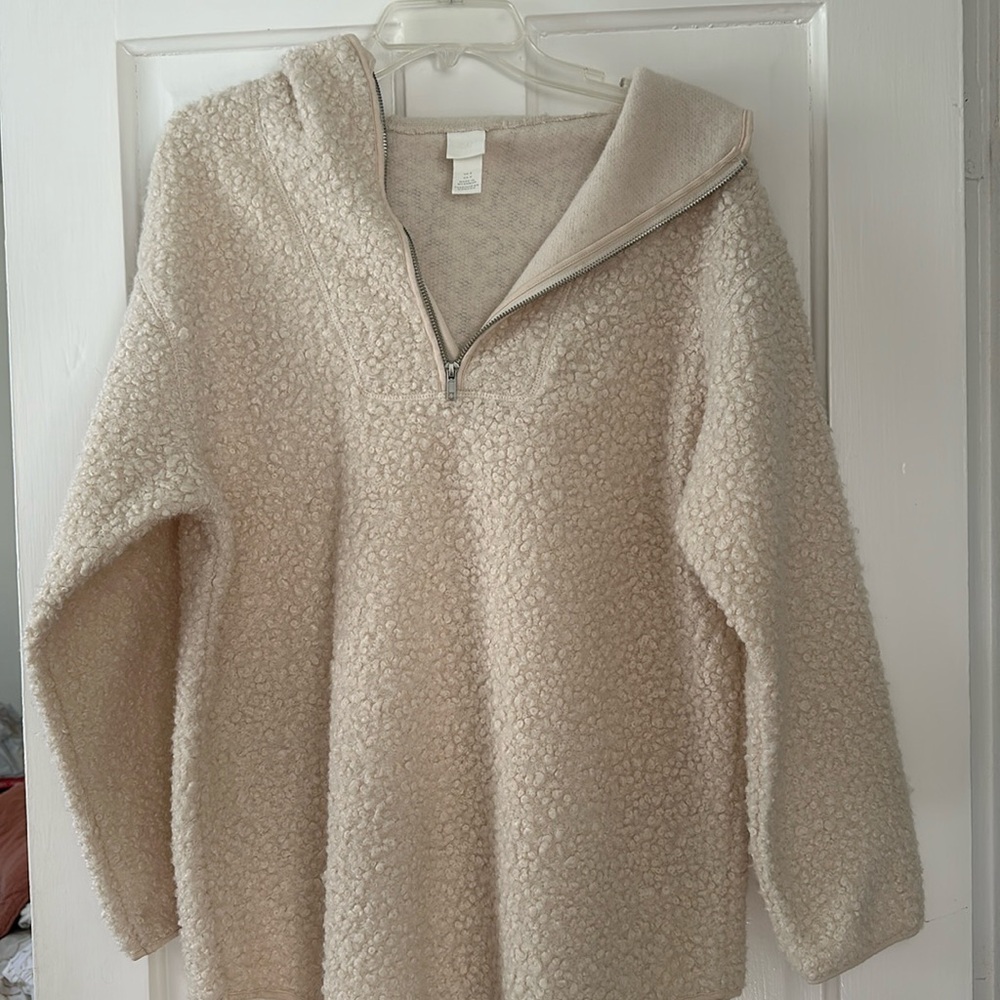 Hooded H&M Sherpa jacket